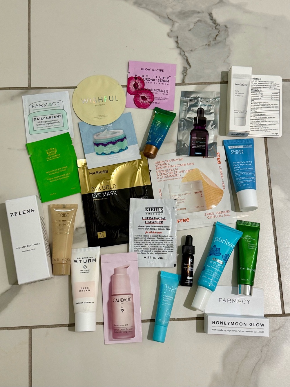 Beauty & Skincare Sample/Minis Bundle - SkinCeuticals, Farmacy, Caudalie & More!